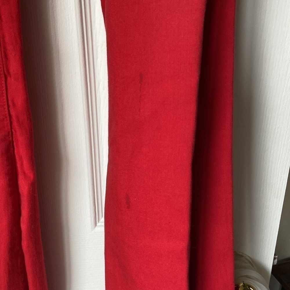 O2 Denim Red Flare Jeans - Picture 2 of 5